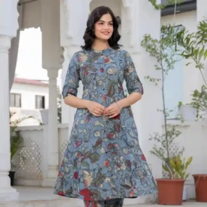 NEELANJANA COTTON A-LINE CO-ORD SET